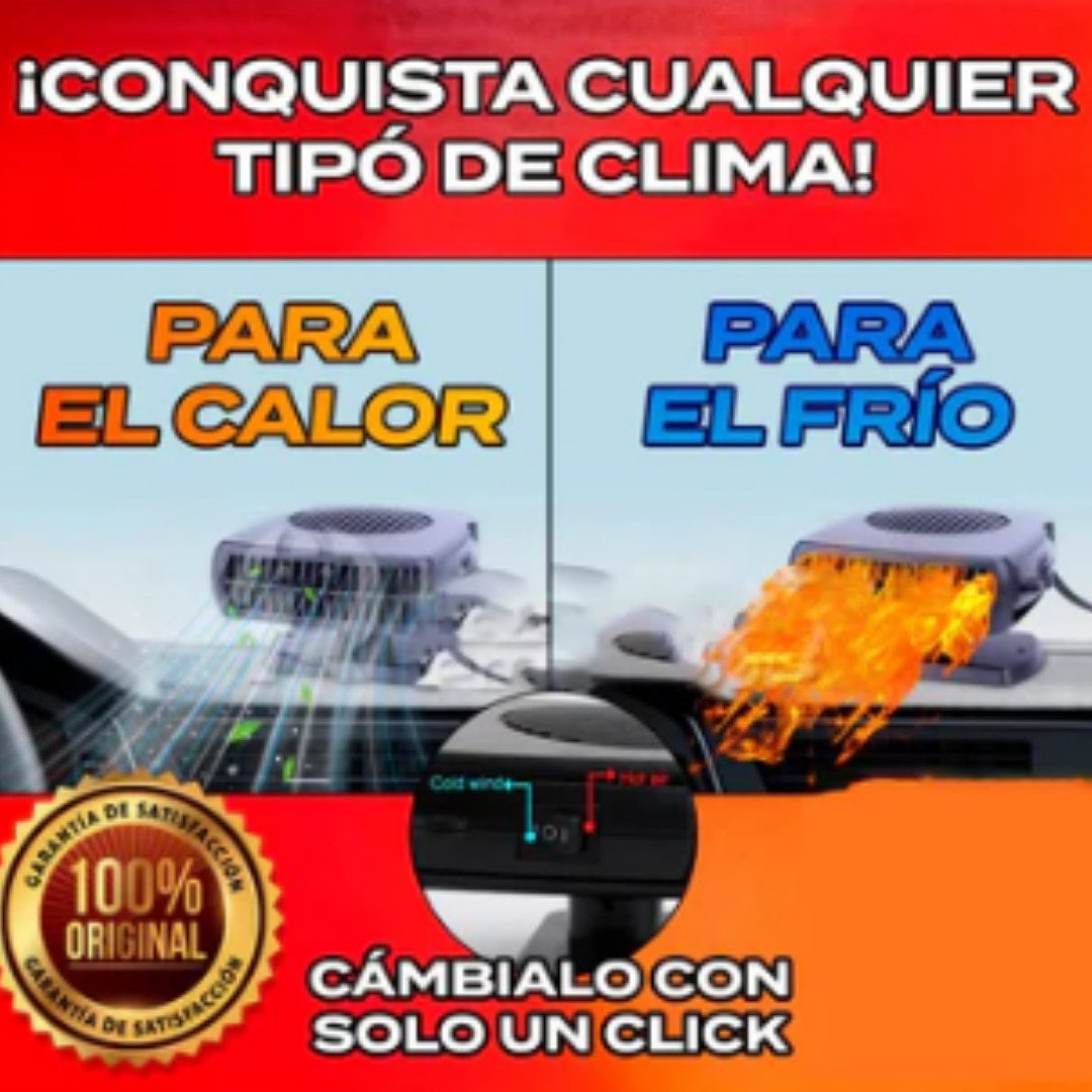 ¡Oferta Exclusiva!💣Calentador de Auto 2 en 1 +ENVIO GRATIS (🎁)