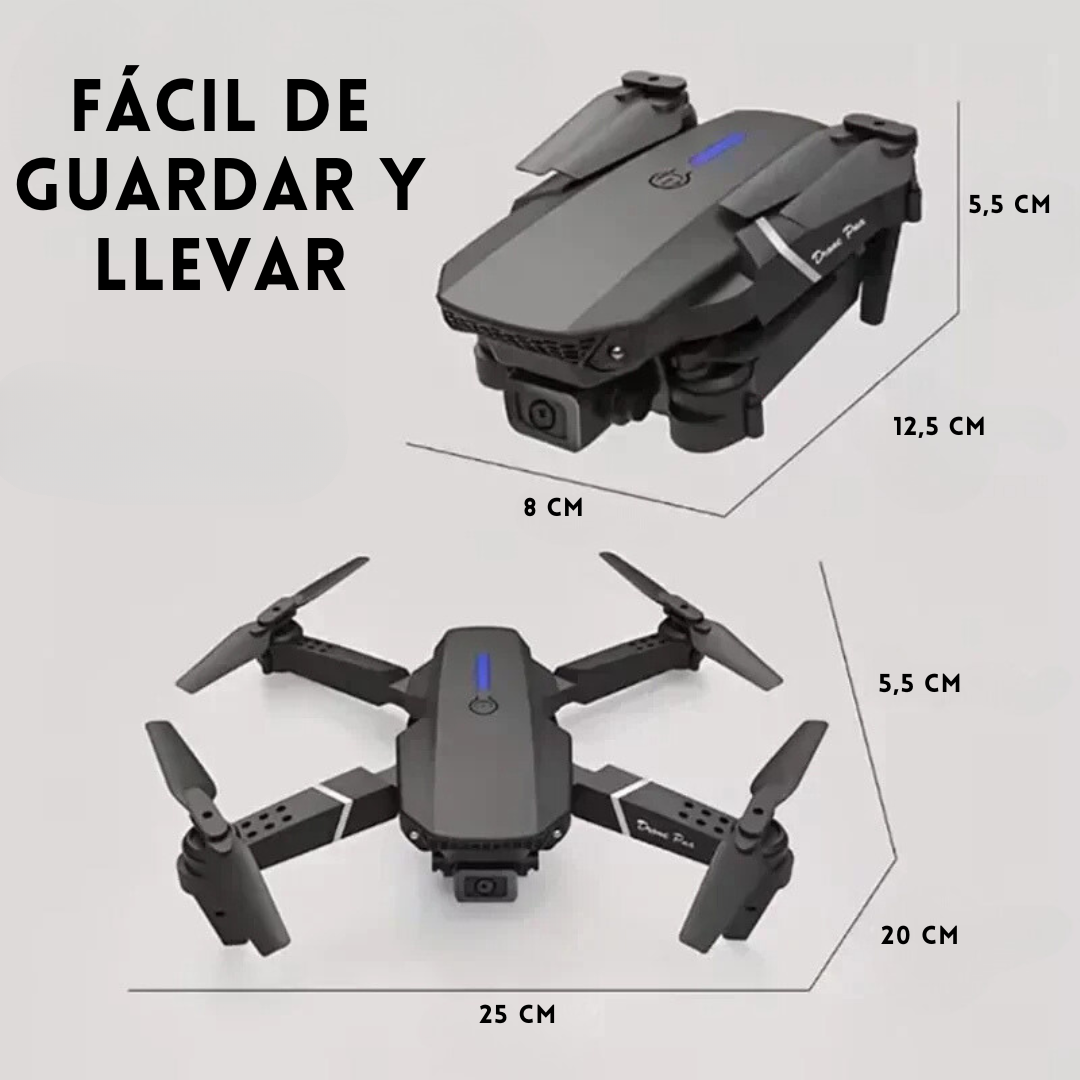 ¡SUPER OFERTA NAVIDEÑA!🎅🏻Drone Profesional 4K HD +ENVIO GRATIS (🎁🎄)