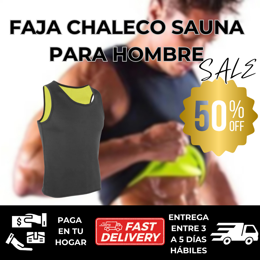 Faja Chaleco Sauna de Hombre