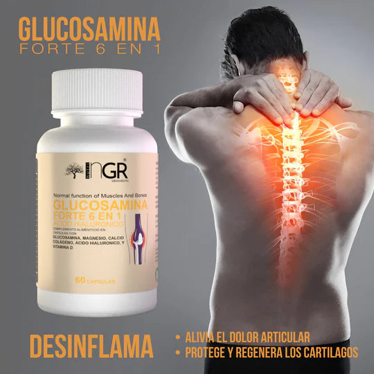 ¡GLUCOSAMINA FORTE 6 EN 1! 🔥 💪 Recupera tu Bienestar ¡El suplemento que tus articulaciones necesitan!