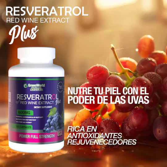 ¡Oferta Exclusiva!💣Resveratrol® ORIGINAL: (DOSIS PARA 1 MES) Recupera tu energía y enfrenta el día con fuerza +ENVIO GRATIS (🚚🎁)